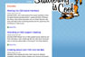 Consistent layout throughout website