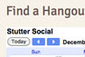 Embedded Google Calendar for users to find Hangouts