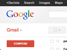 Part of the gmail interface