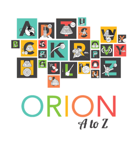 Nasa's brilliant tag cloud style collage of some of their pictograms describing Orion's features