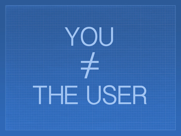 You do not equal the user