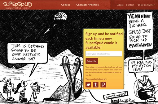 Screen shot of a webpage