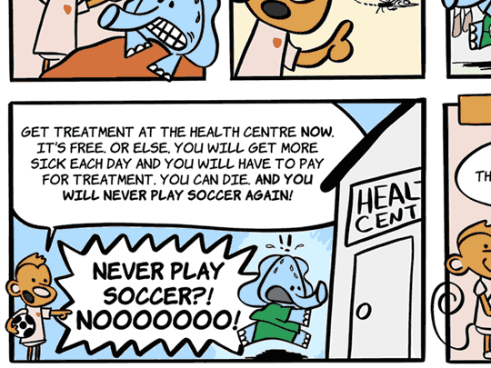 Snippet of a comic strip