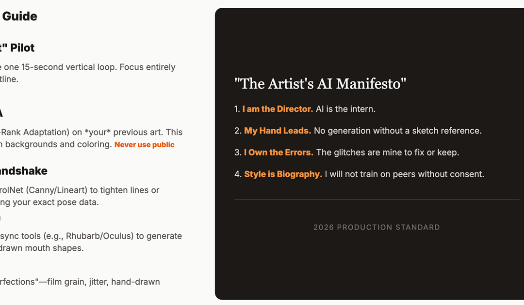 The 30/70 rule for animation: How a little AI can enhance, not replace, human artistry