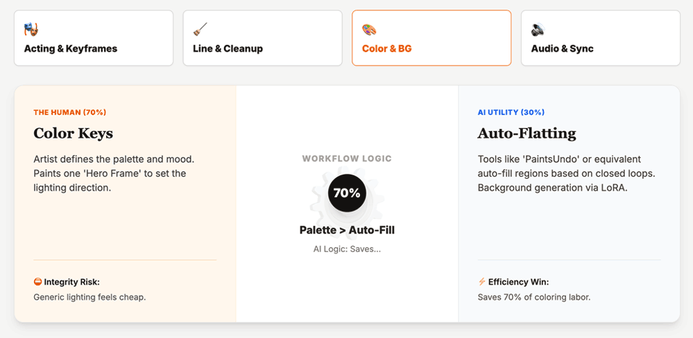 Part of the webpage showing dynamically loaded content