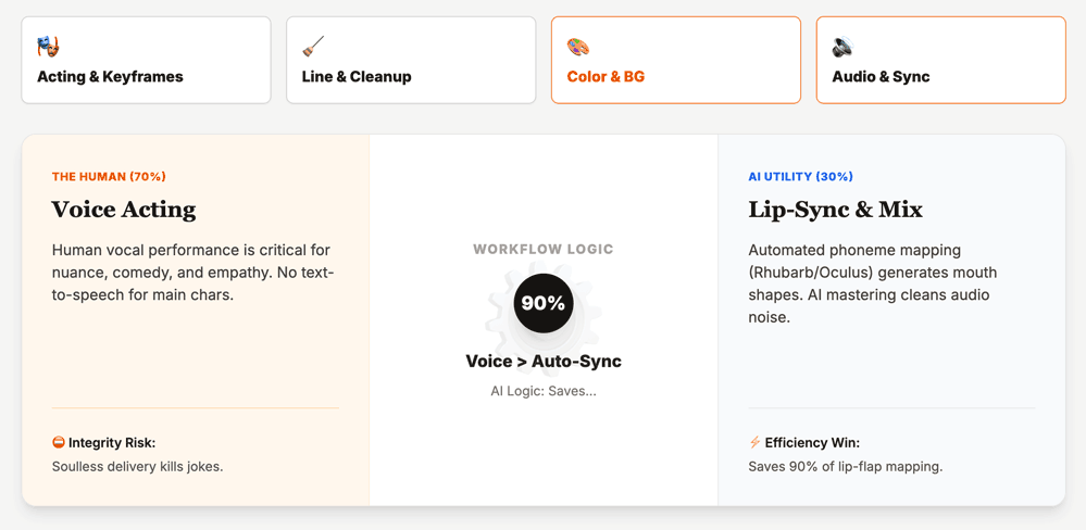 Part of the webpage showing dynamically loaded content
