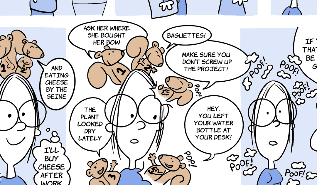How I drew a friend’s AuDHD as five talking squirrels